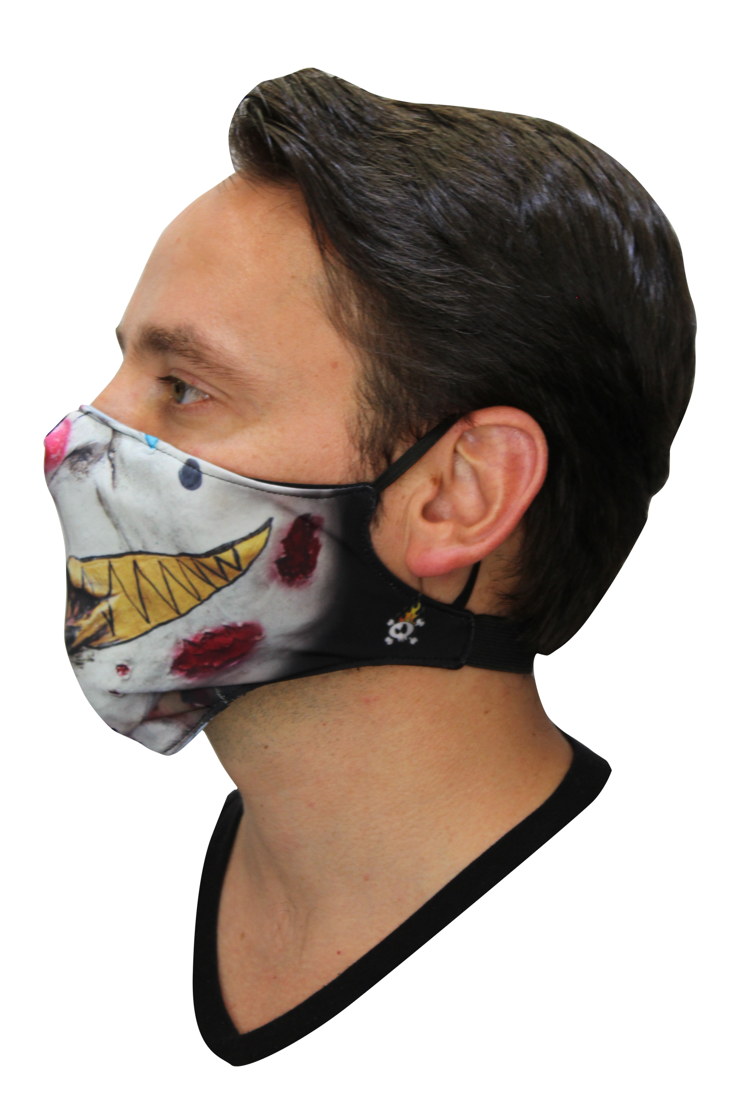 Cubrebocas Payaso Mime Zack