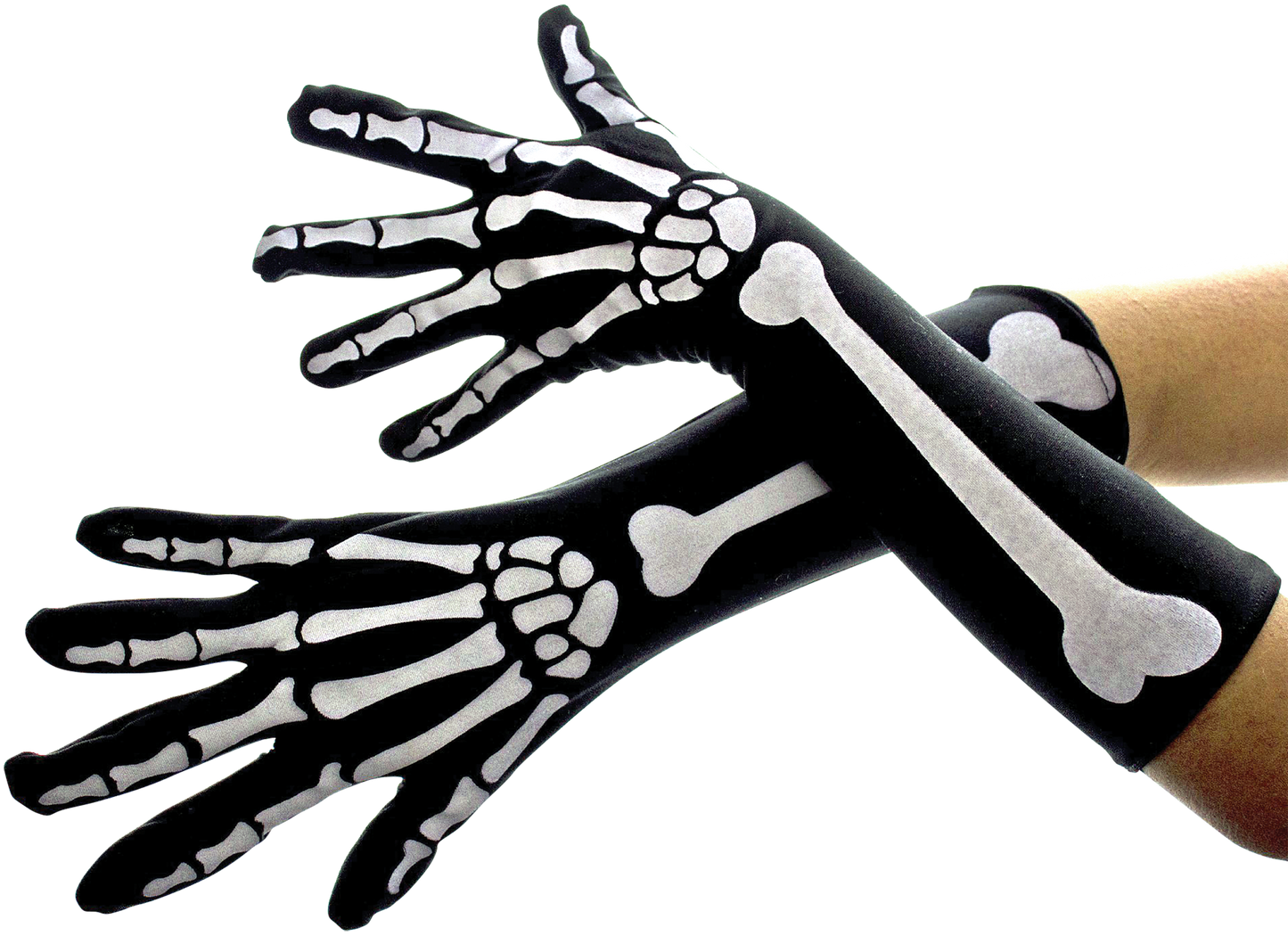 Guantes Esqueleto Largos