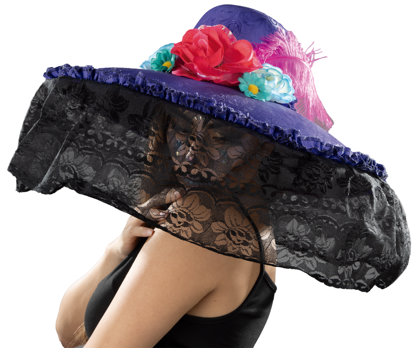 Sombrero Catrina Deluxe Morado