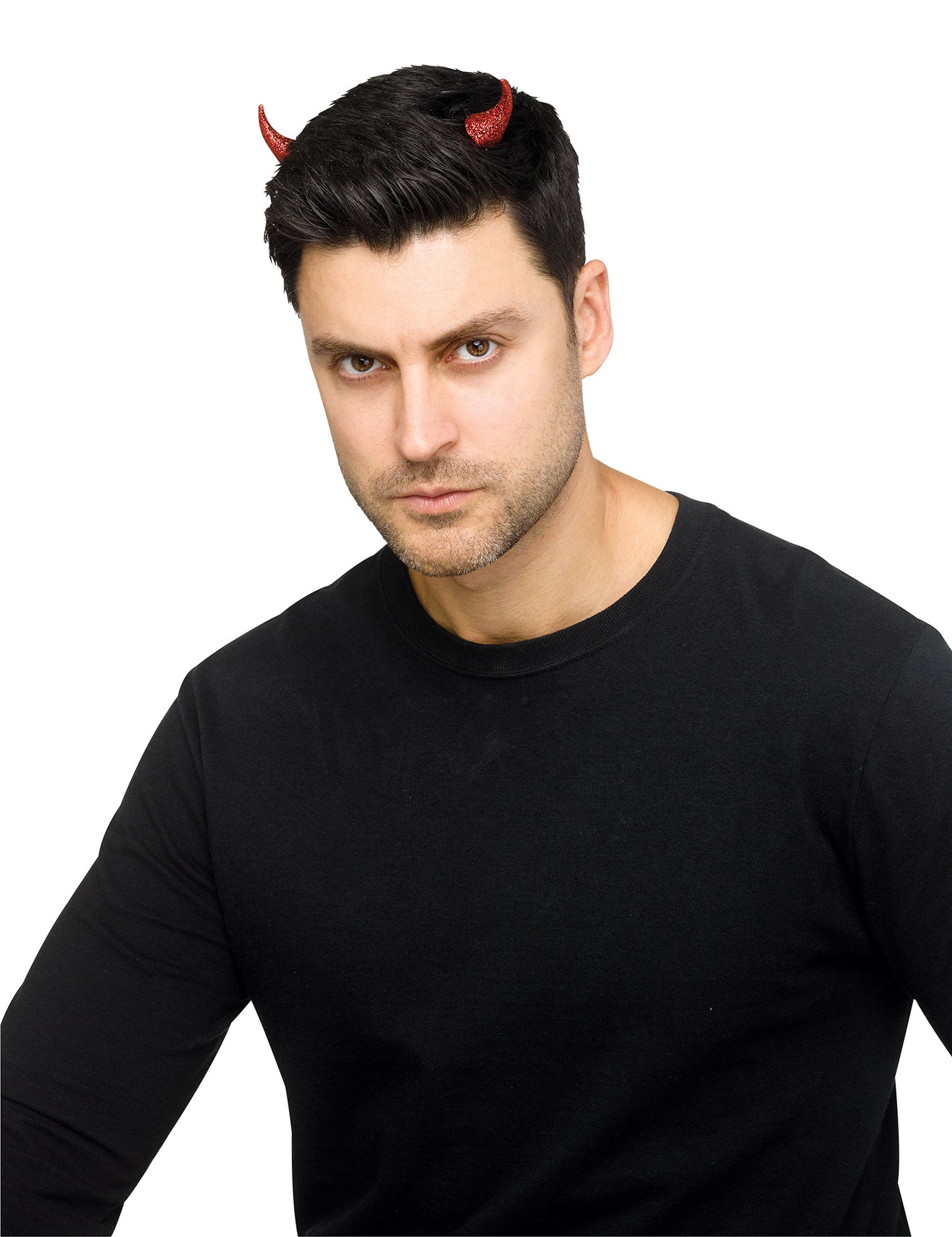 Cuernos de Diablo Glitter con clips