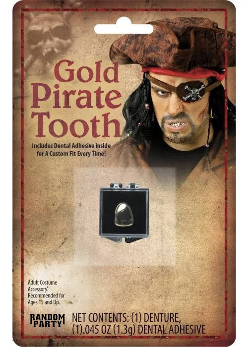 Diente Dorado Pirata Deluxe