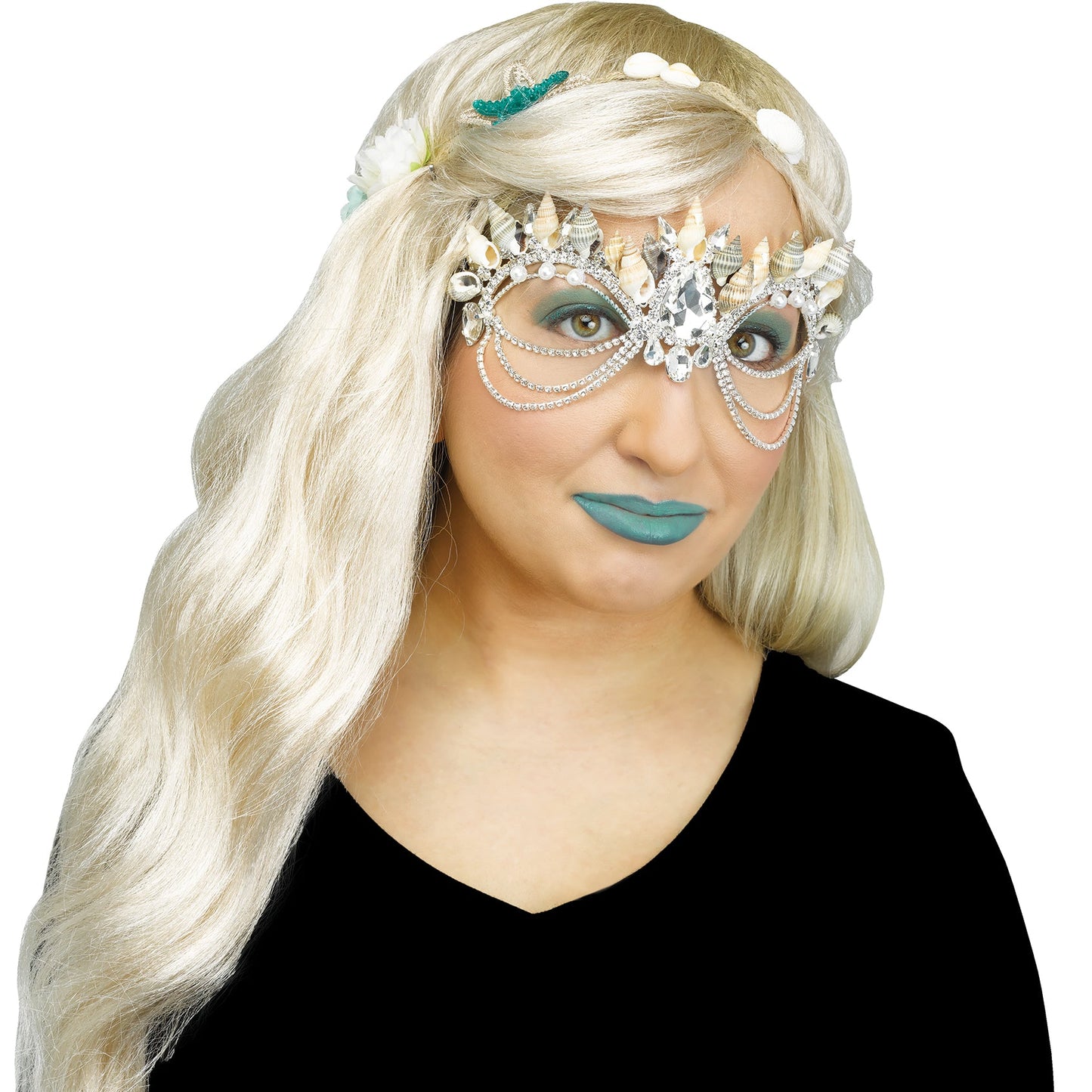 Antifaz Sirena Piedras Crystal