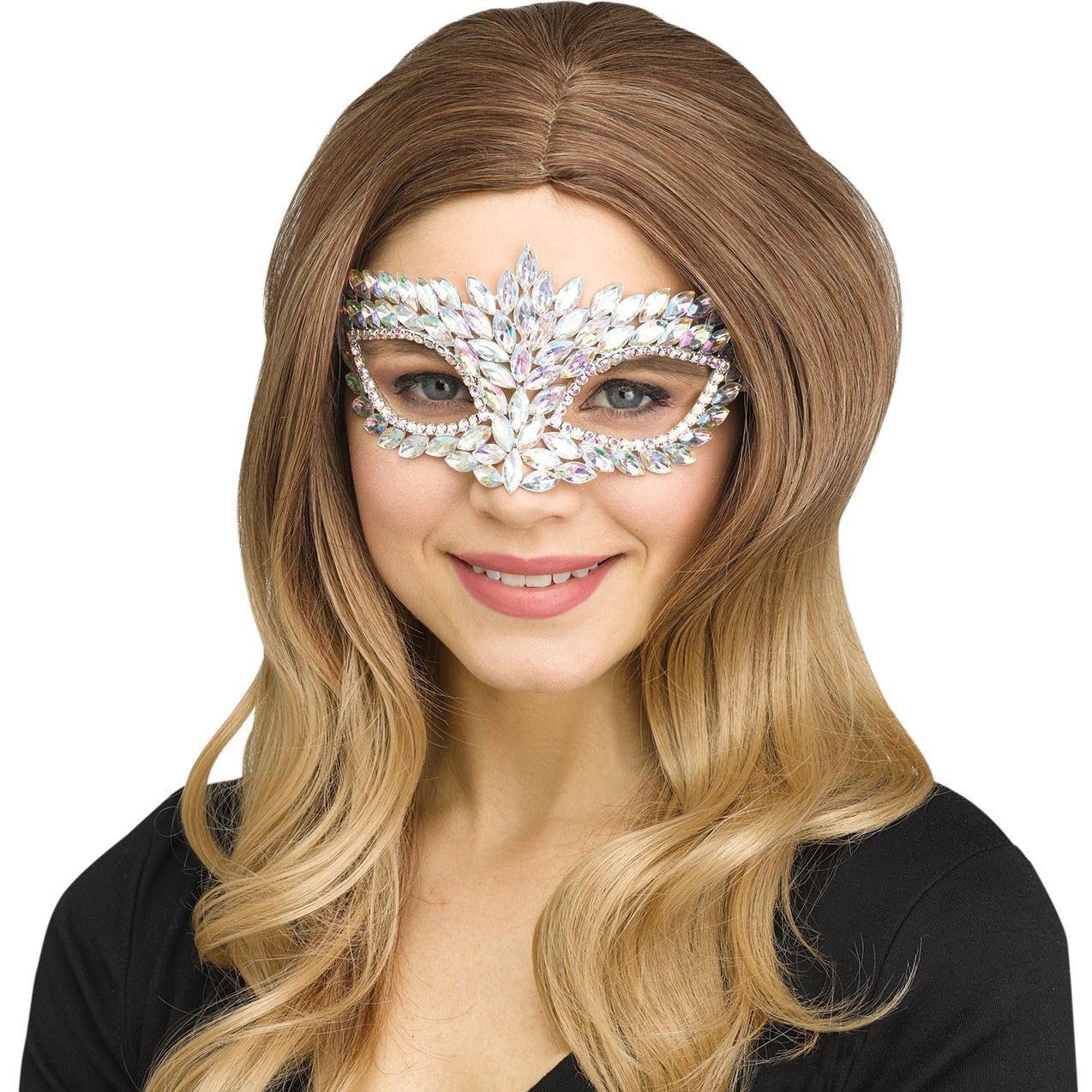 Antifaz Piedras Crystal Tornasol
