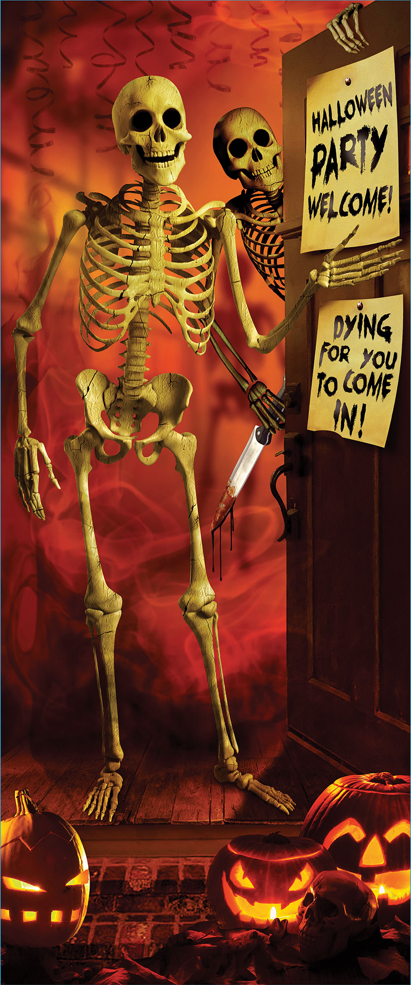 Cubiertas Decorativas para Puertas Halloween