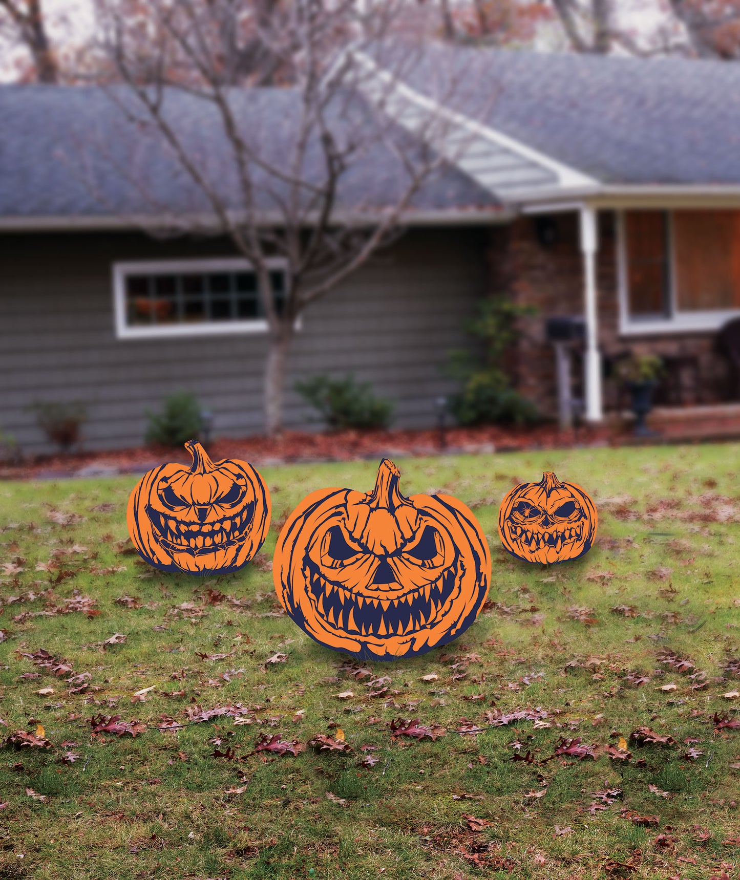 Calabazas UV Reactivas de Halloween