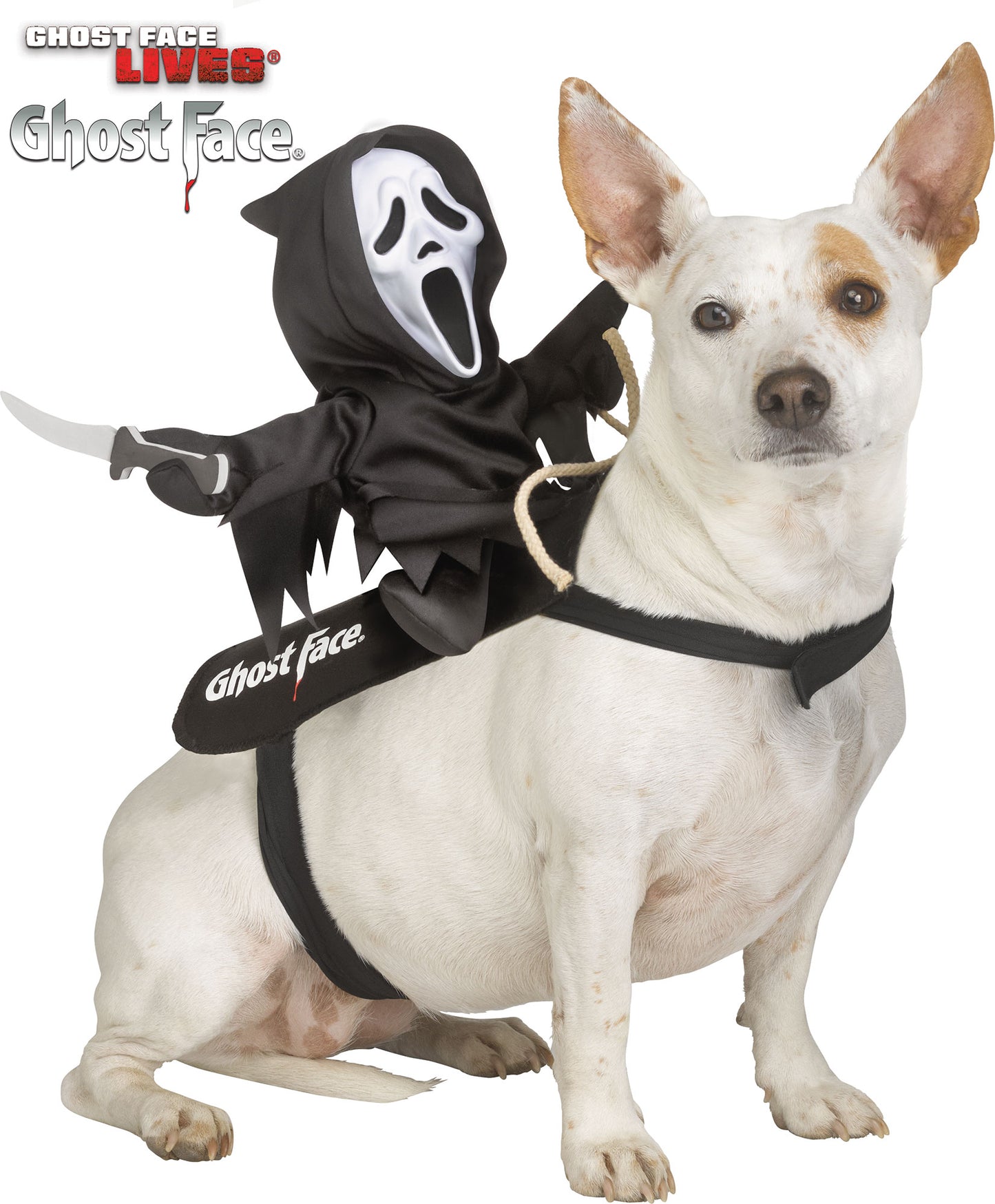 Scream GhostFace Rider Pet Vest - Disfraz para perro