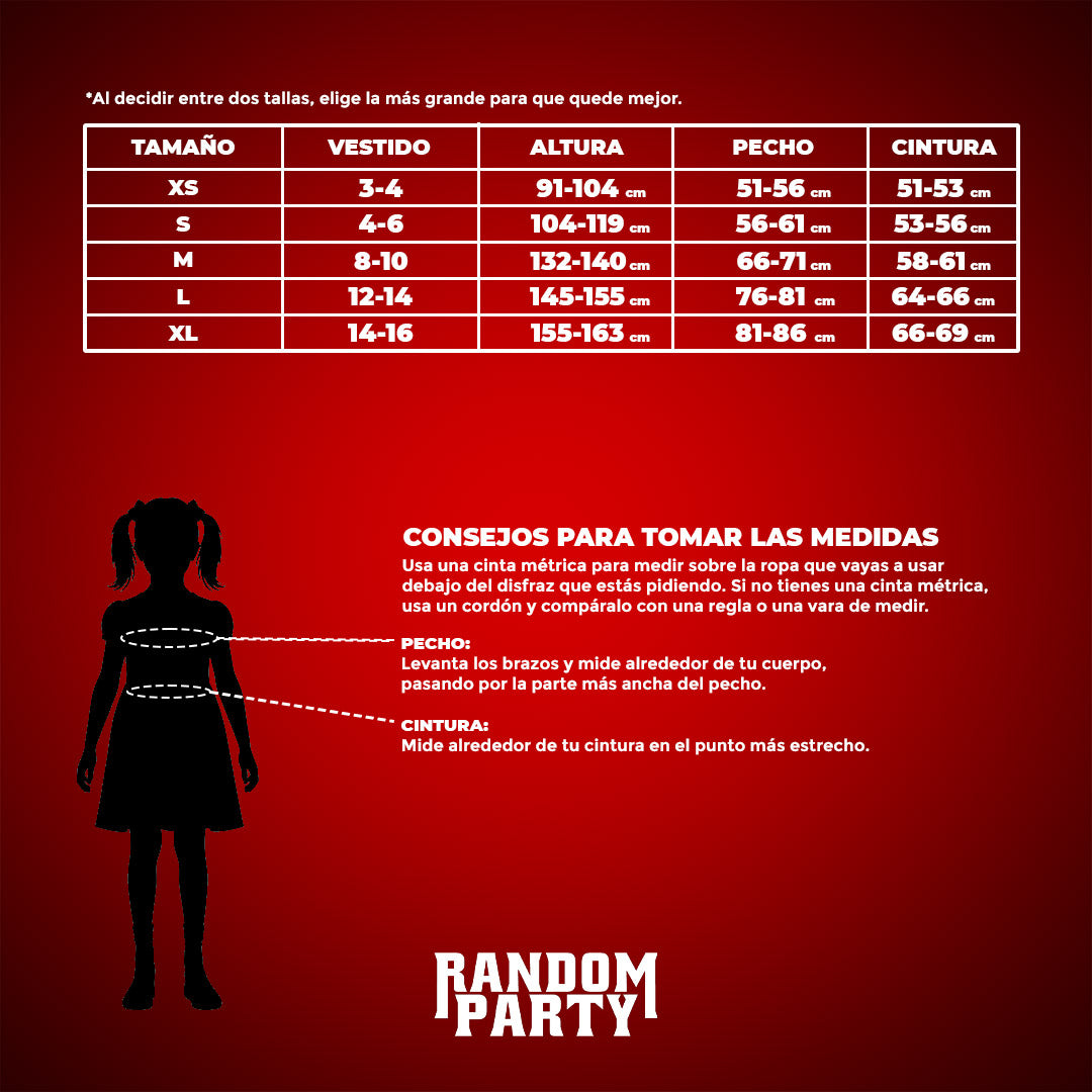 Disfraz Merlina para niña creepy coed