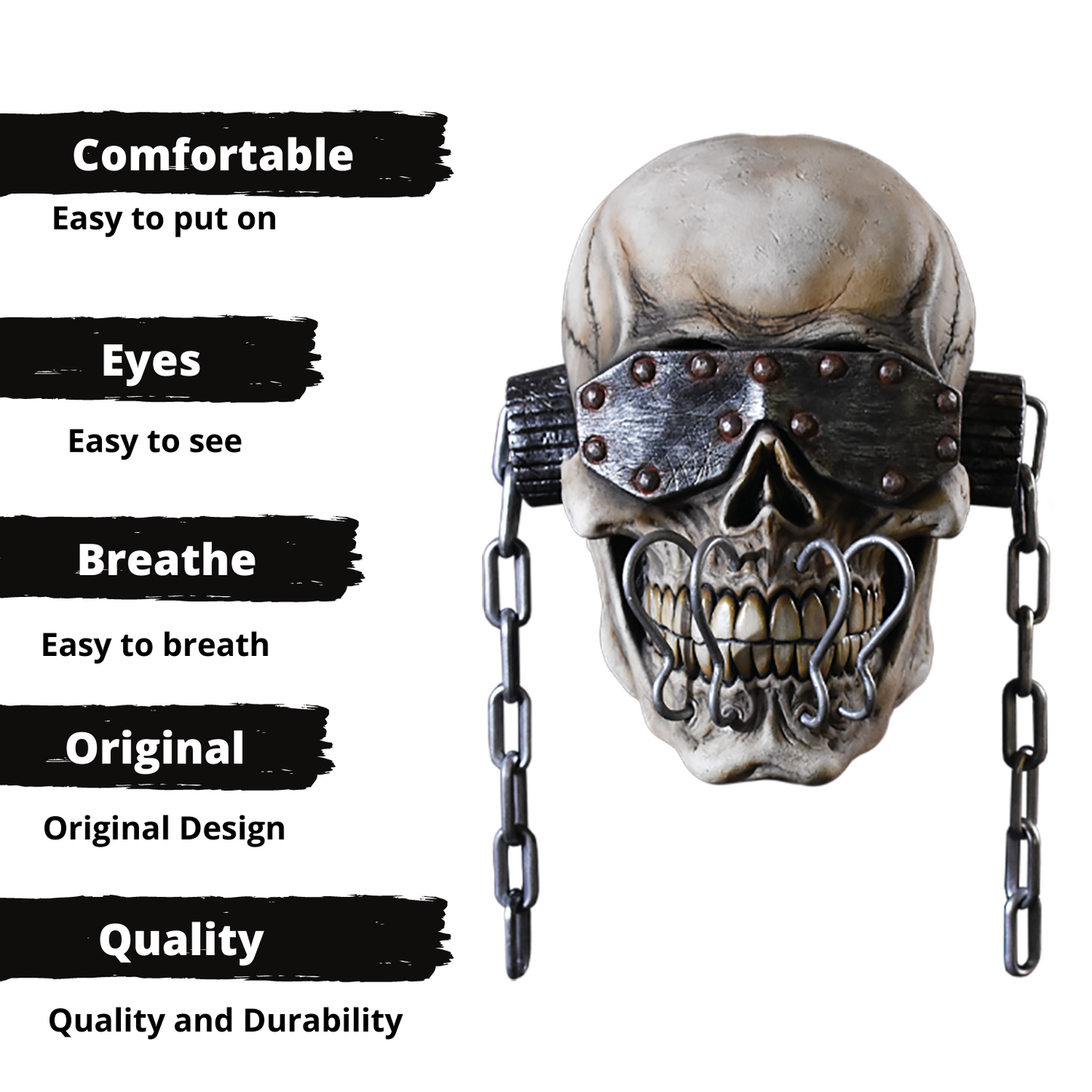 Máscara calavera vic rattlehead