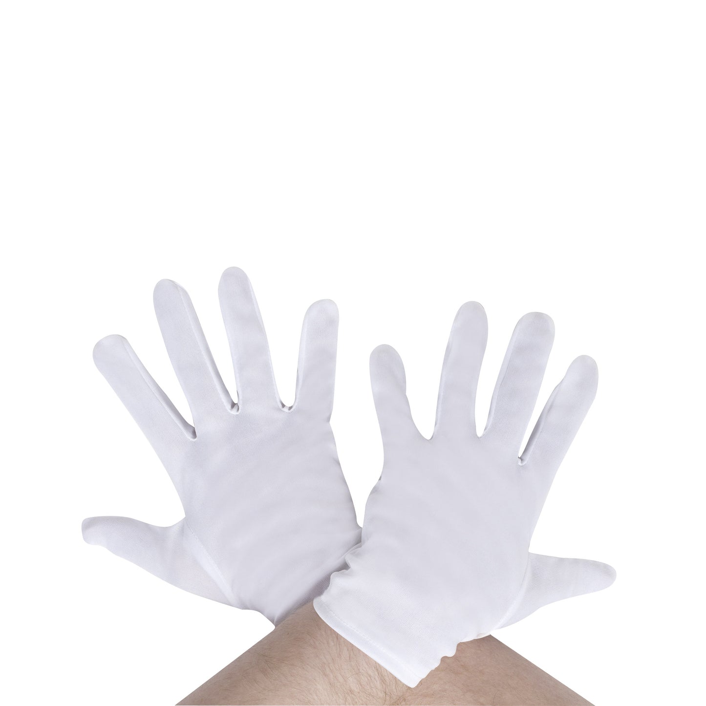 Guantes cortos blancos