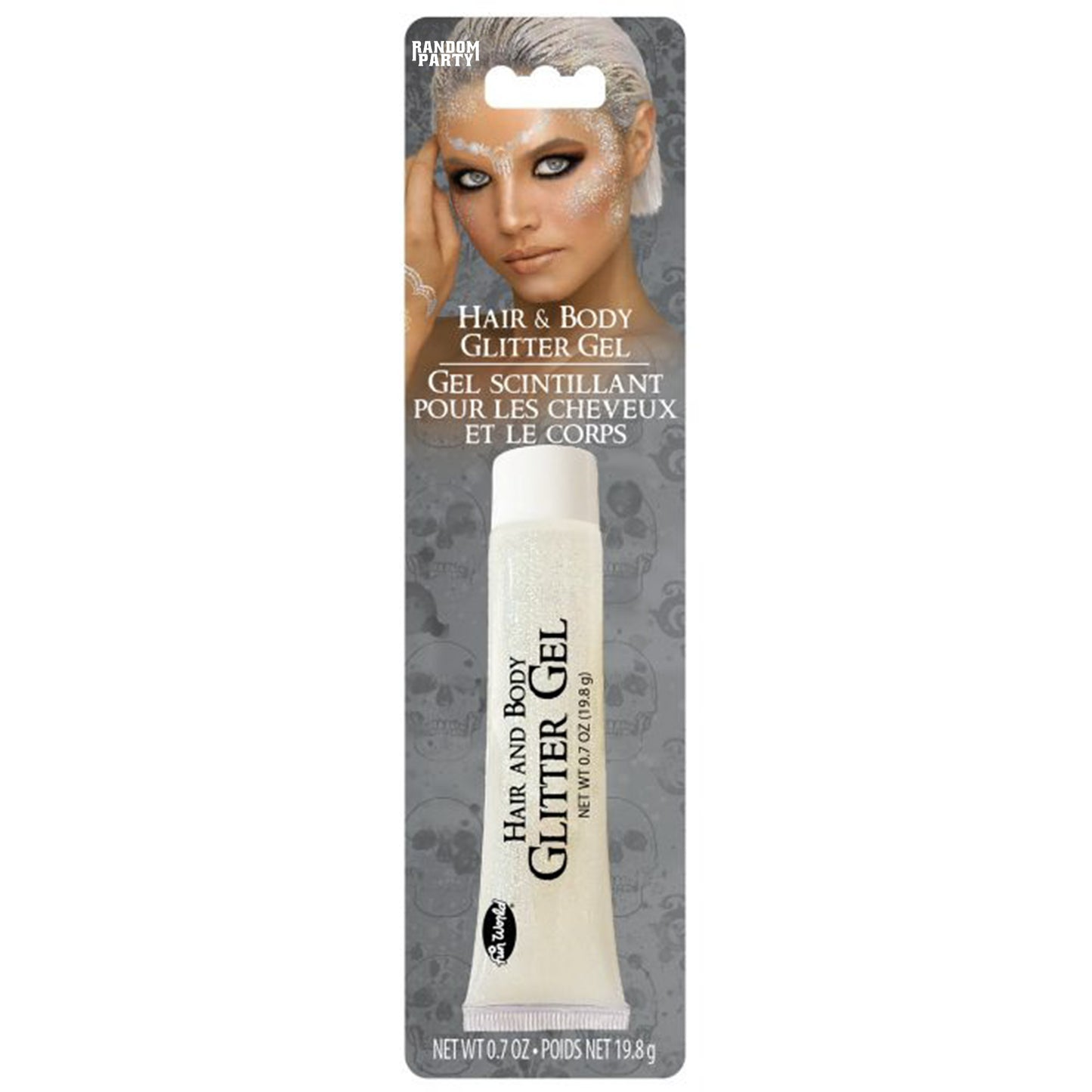 Gel con brillo iridiscente