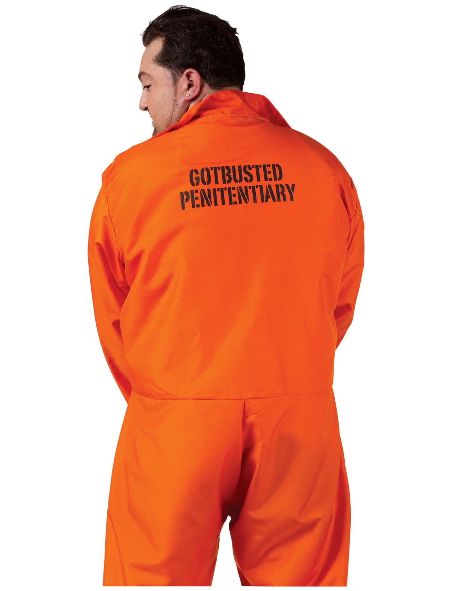 Disfraz de prisionero color naranja