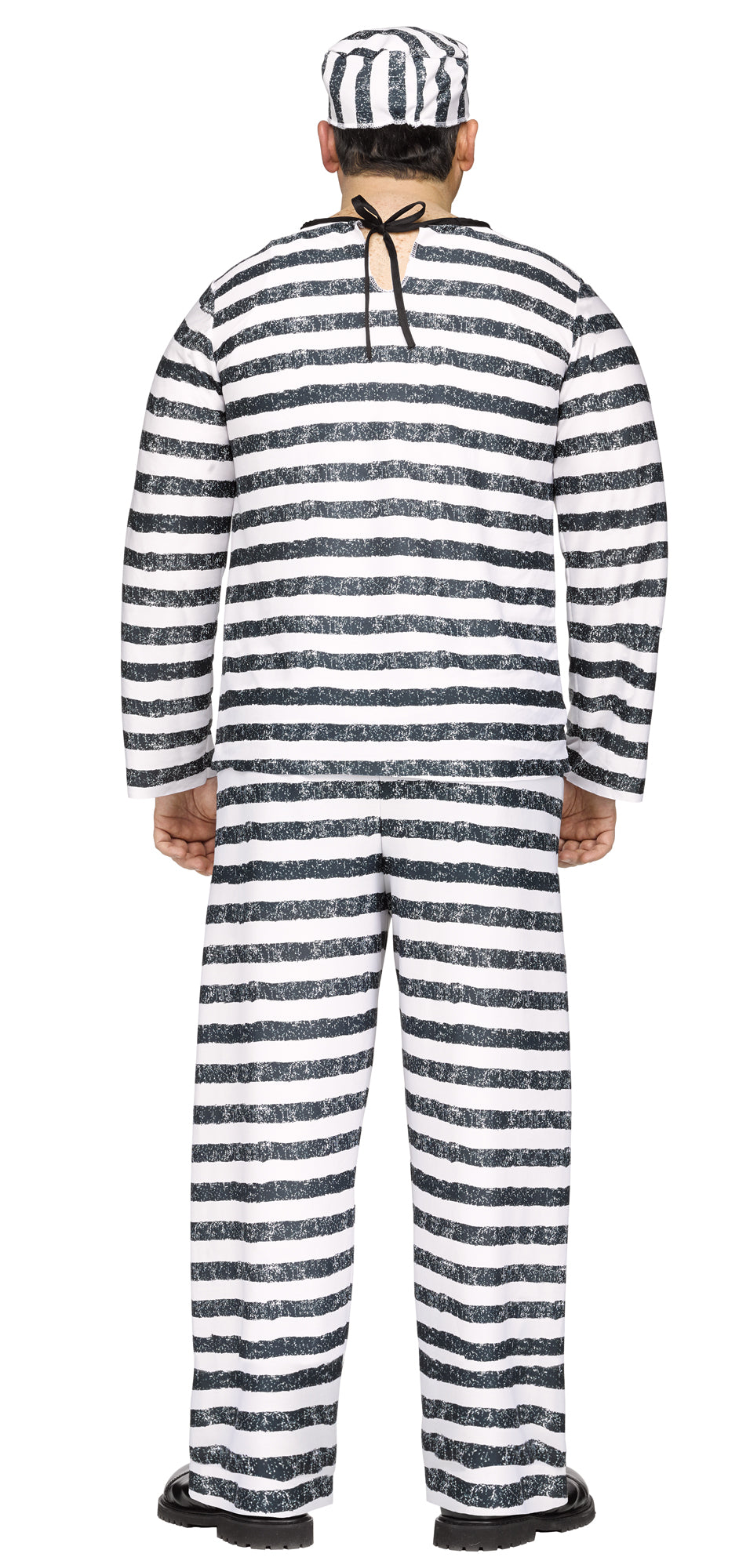 Disfraz de prisionero a rayas plus XL
