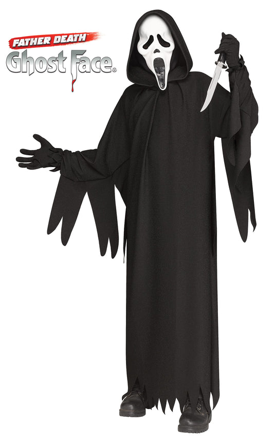 Scream GhostFace 30 aniversario Father Death Deluxe- Disfraz niño