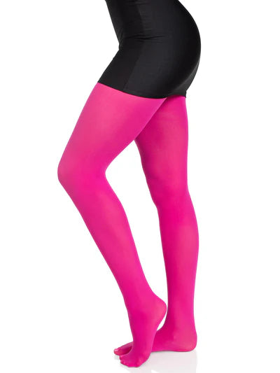 Medias lisas rosa fucsia