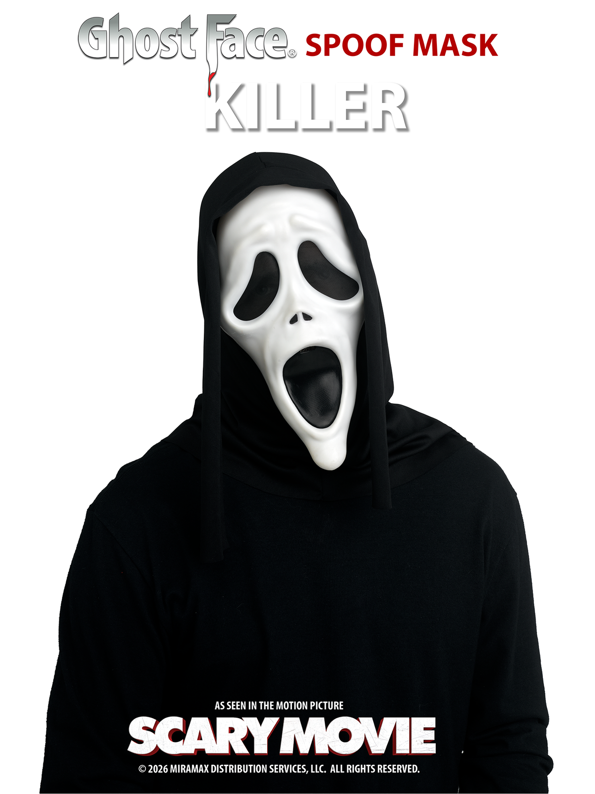 Mascara GhostFace Scary Movie Killer