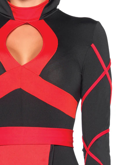 Disfraz de ninja dragon rojo