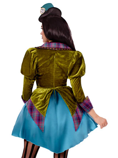 Disfraz de sombrerero mad dlx para mujer