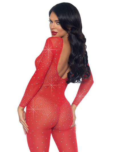 Catsuit body con piedras