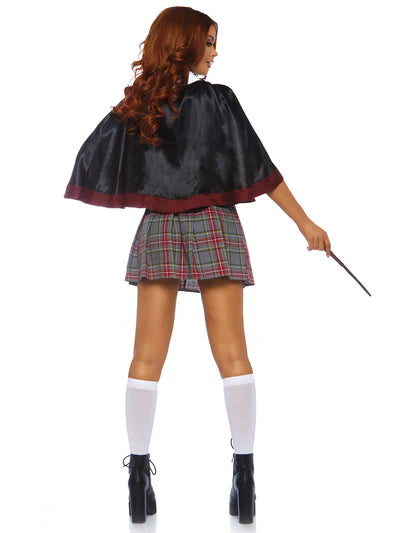 Disfraz de hechicera harry potter rojo