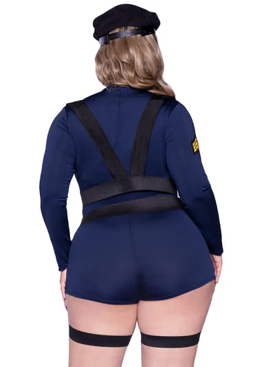Disfraz de policia handcuff plus size