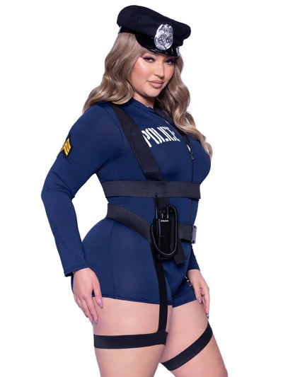 Disfraz de policia handcuff plus size