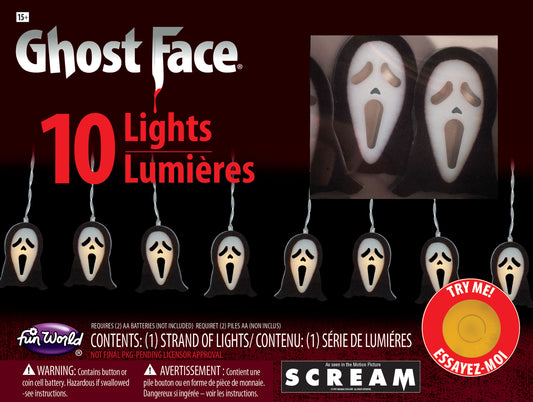 Luces de Cadena GhostFace® (10 luces)