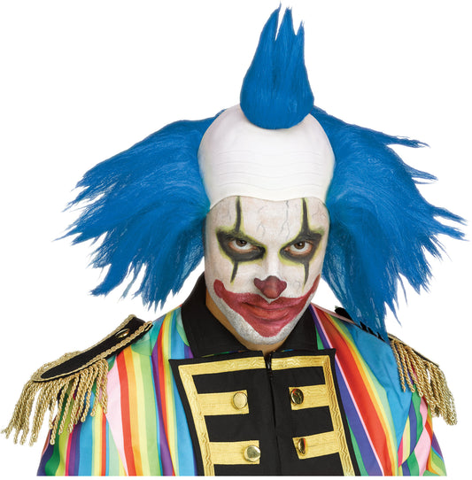 Peluca Payaso Twisted Clown Azul