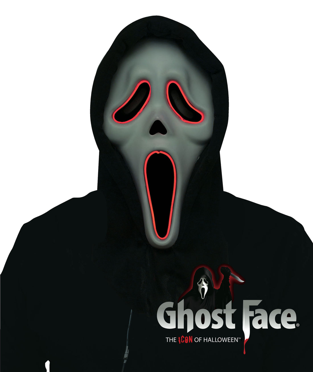 Ghost Face String Mascara GhostFace Scream Luz Led String – Random Party