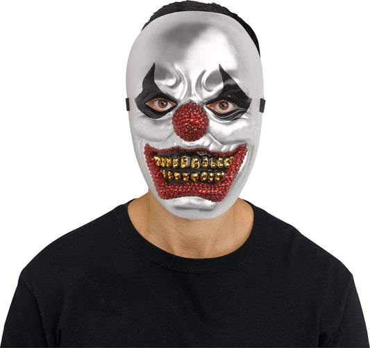Máscara de payaso big top bling