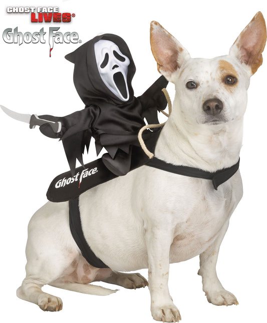 Scream Ghost Face® Rider Pet Vest - Disfraz para perro