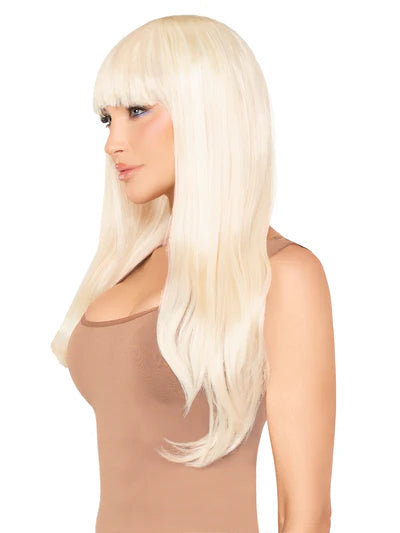 Peluca natural larga rubia 64CM