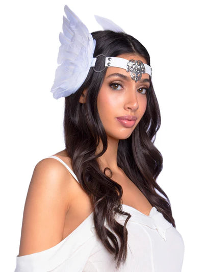 Diadema alas blancas