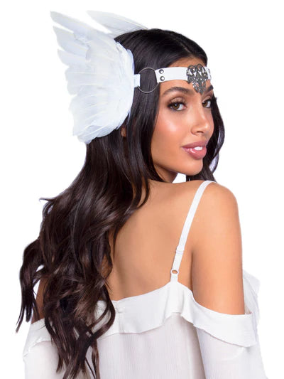 Diadema alas blancas