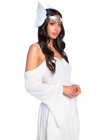 Diadema alas blancas