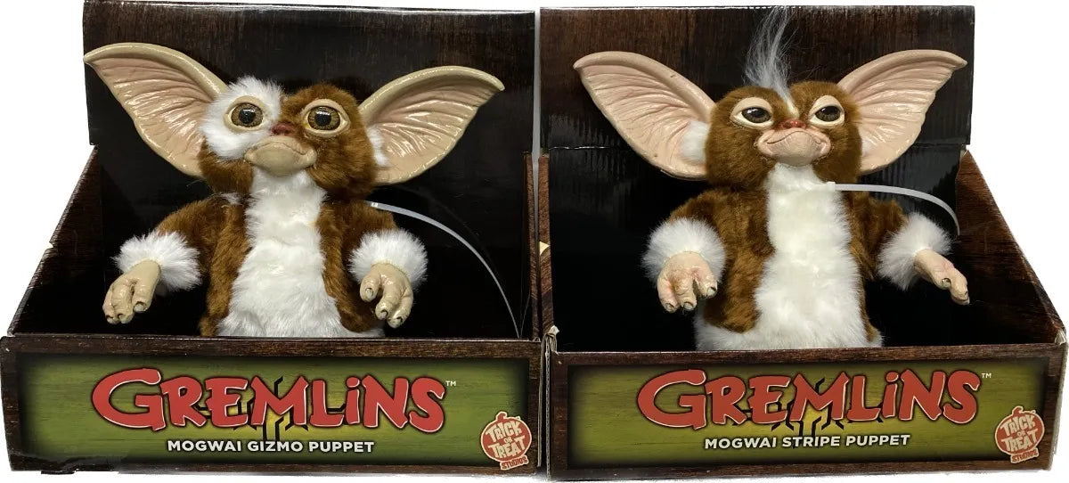 Kit Muñecos Gremlins Gizmo y Stripe Mogwai Puppet Prop