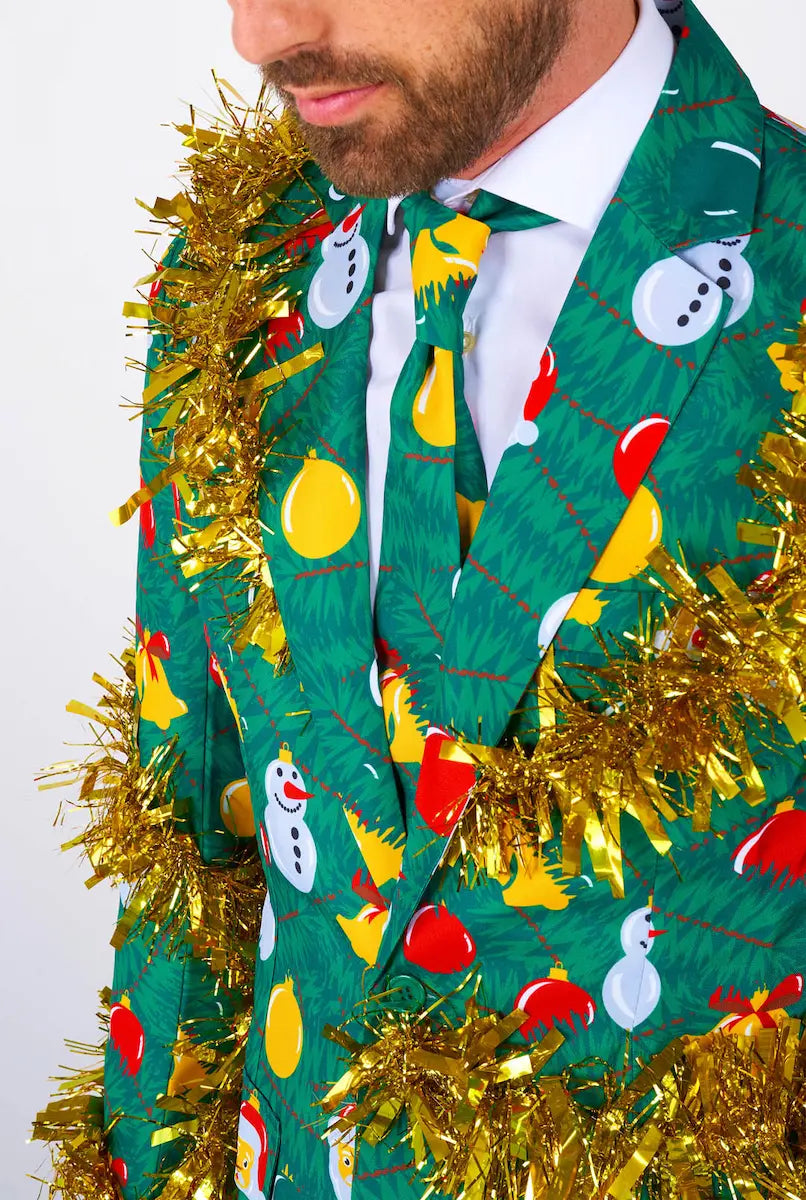 Traje Navideño Christmas Deco Green - Adulto