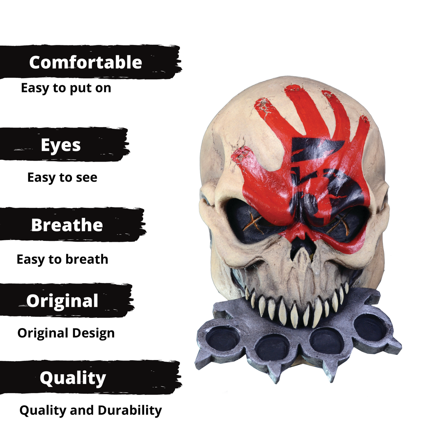 Máscara calavera five finger death pu