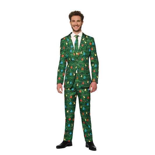 Traje Christmas Green Tree  Light Up! - Adulto