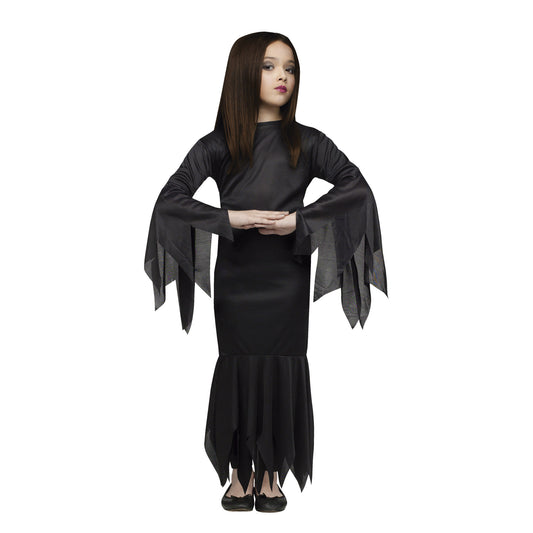 Morticia - Disfraz Niña