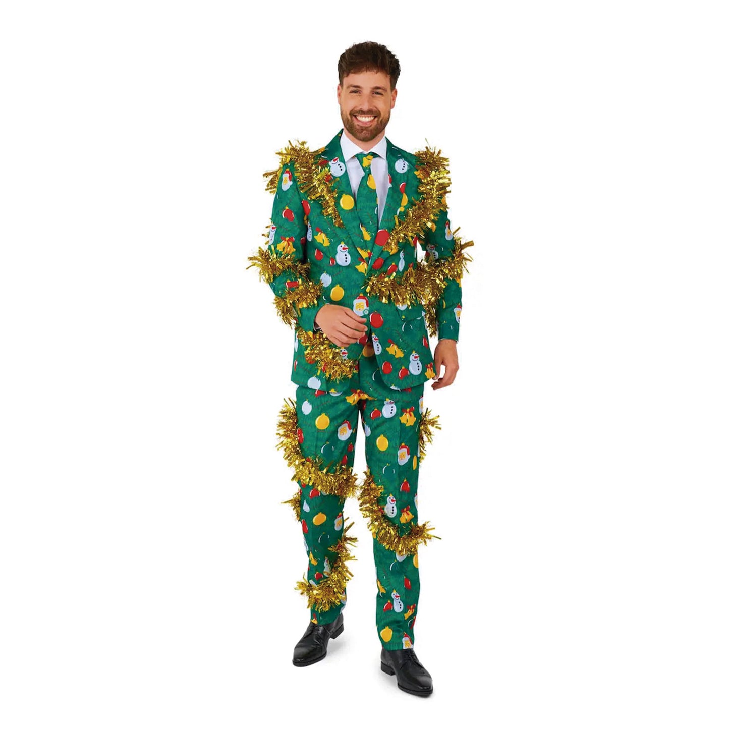 Traje Navideño Christmas Deco Green - Adulto