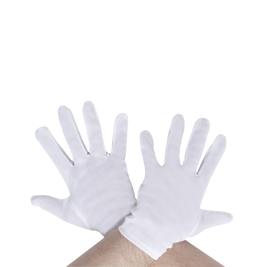 Guantes cortos blancos