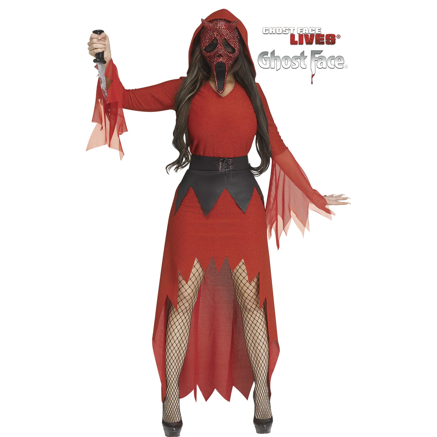 Disfraz GhostFace Glamour Devil Bling