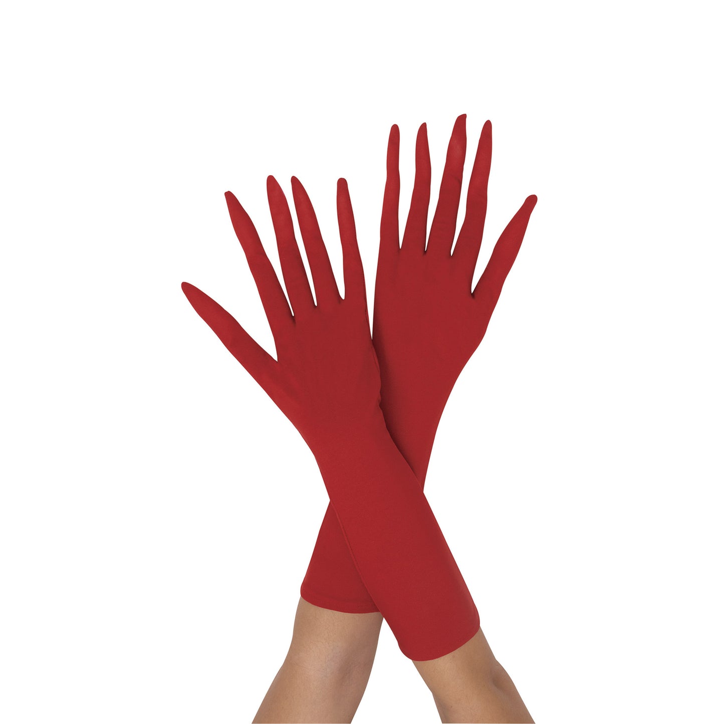 Guantes Largo Rojos Puntiagudos