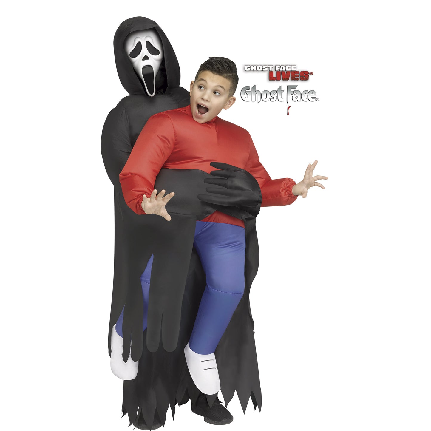 Scream GhostFace Inflable Piggyback Para Niños