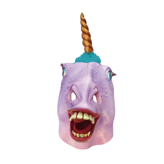 Máscara unicornio pony lila