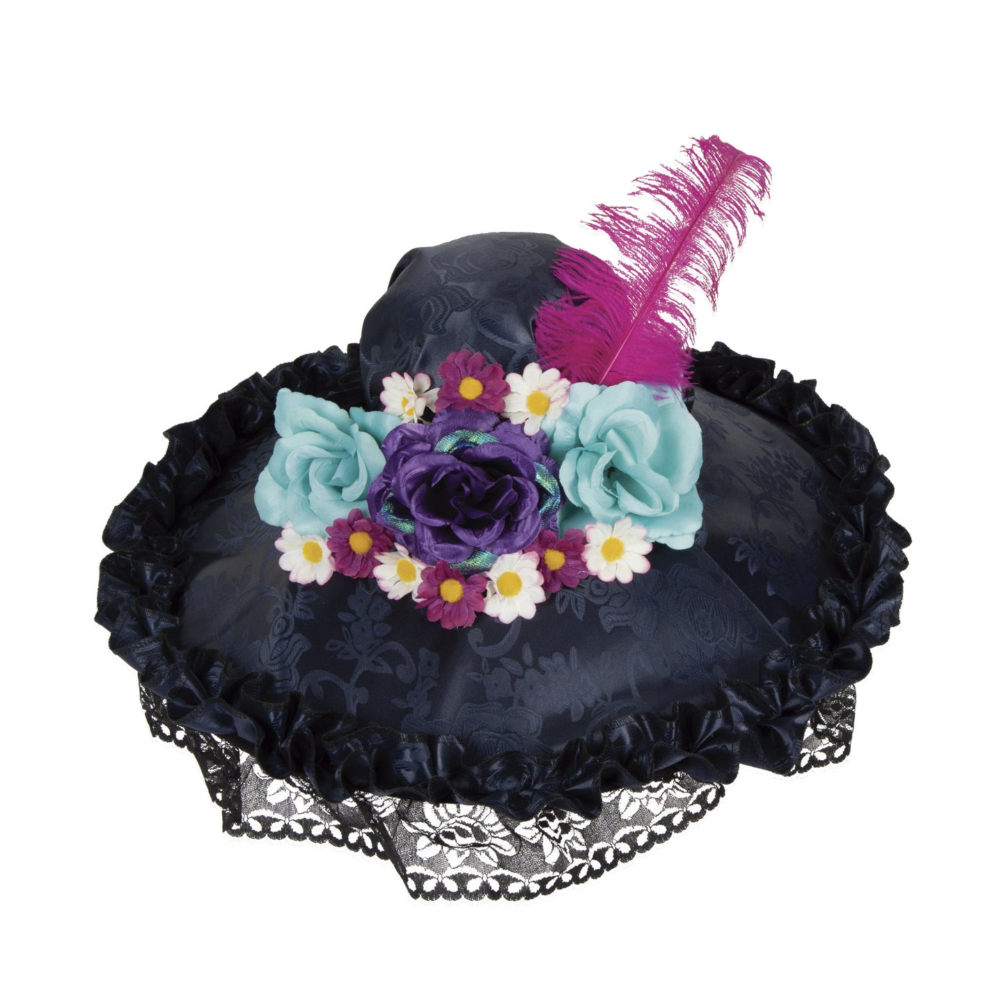 Sombrero Catrina Deluxe Negro