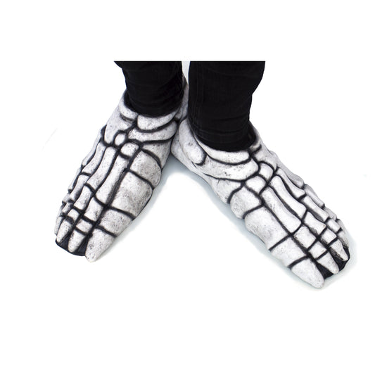 Pies esqueleto blanco