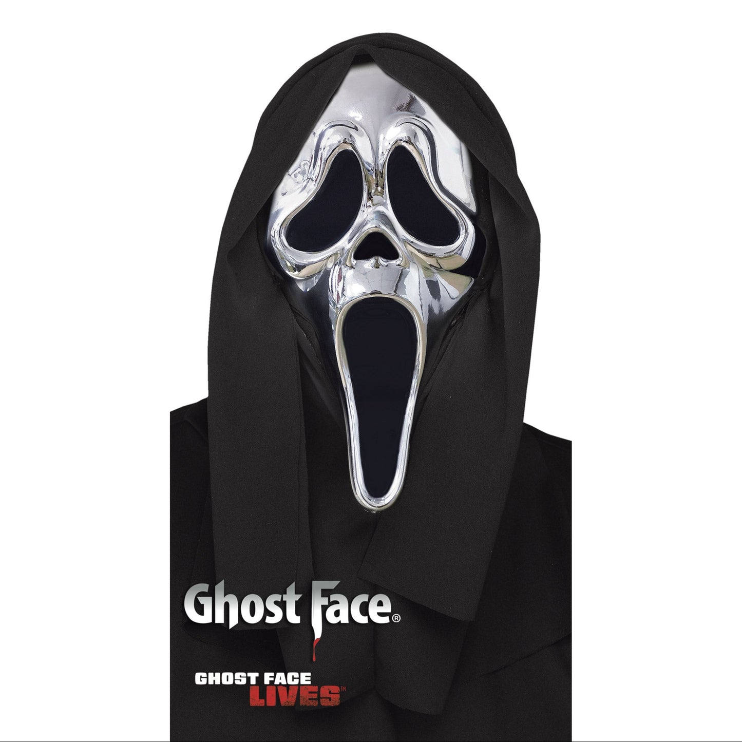 Mascara GhostFace Chrome Plata