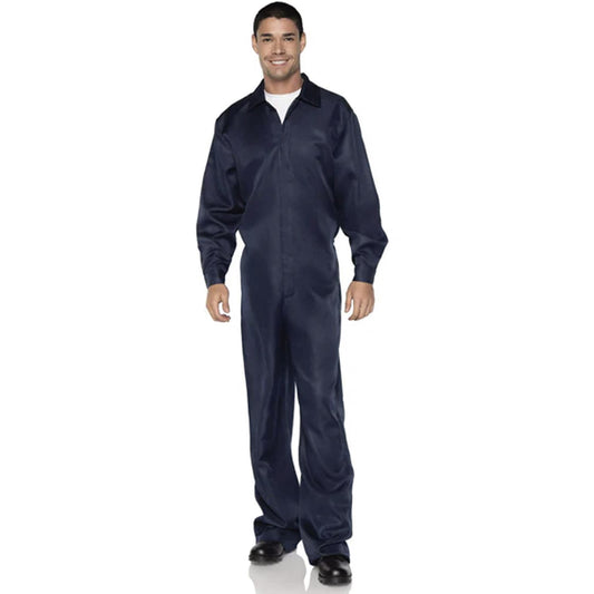 Disfraz overol azul para hombre