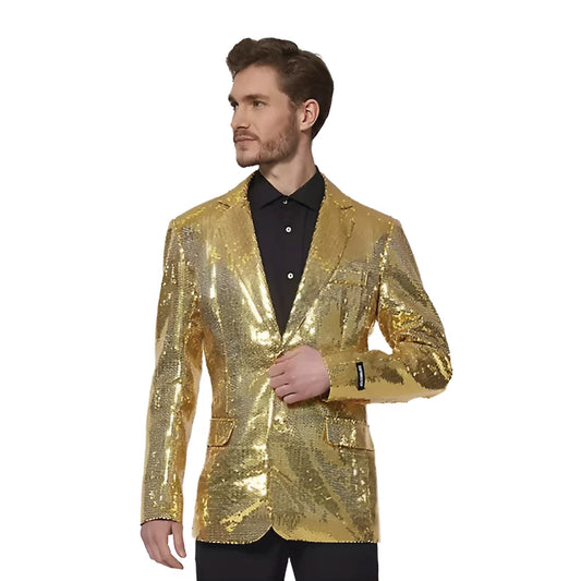 Blazer Sequins Gold - Adulto